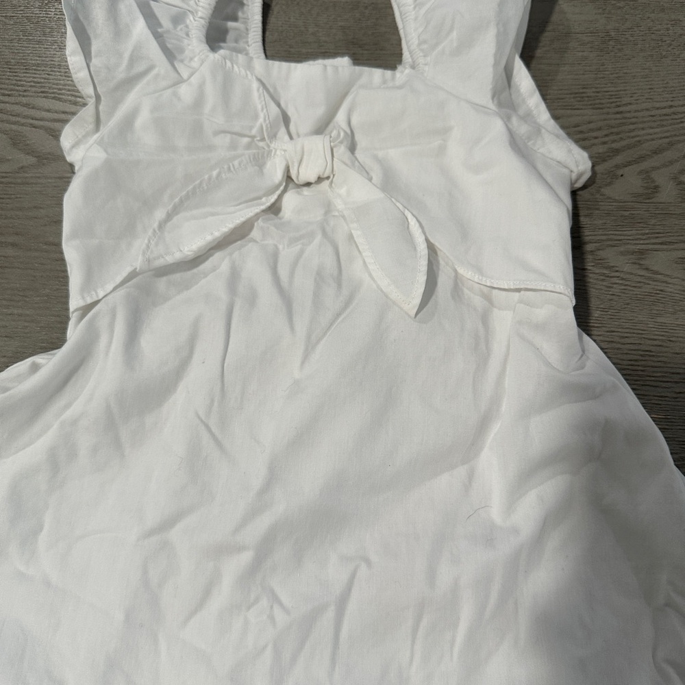 Copper Key White Sleeveless Top
